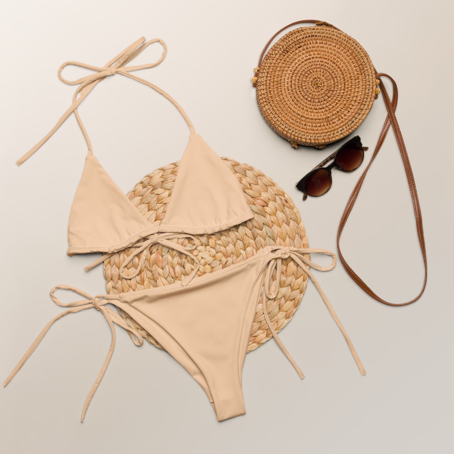 Sandy Beach recycled string bikini