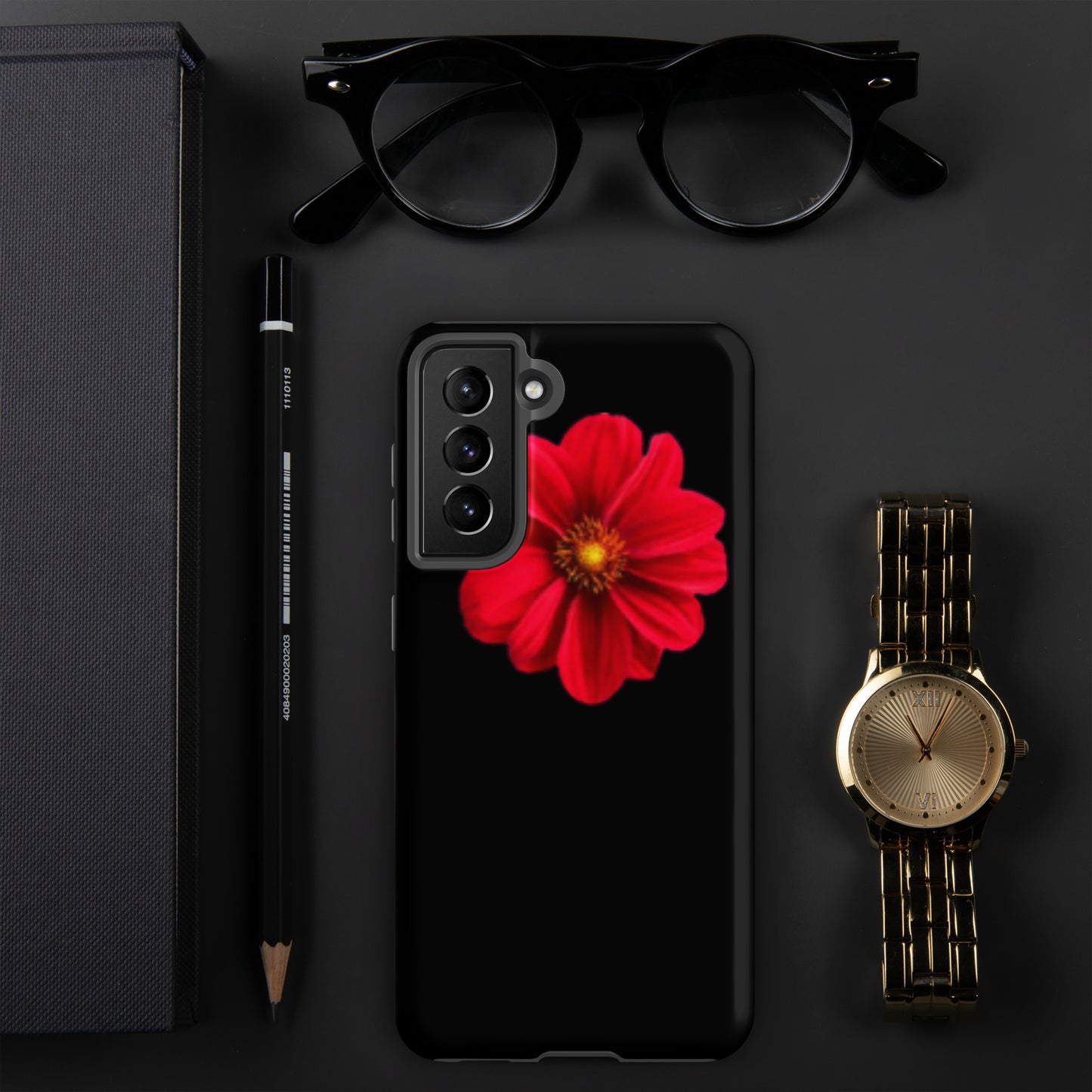 Pink Flower-Tough case for Samsung®