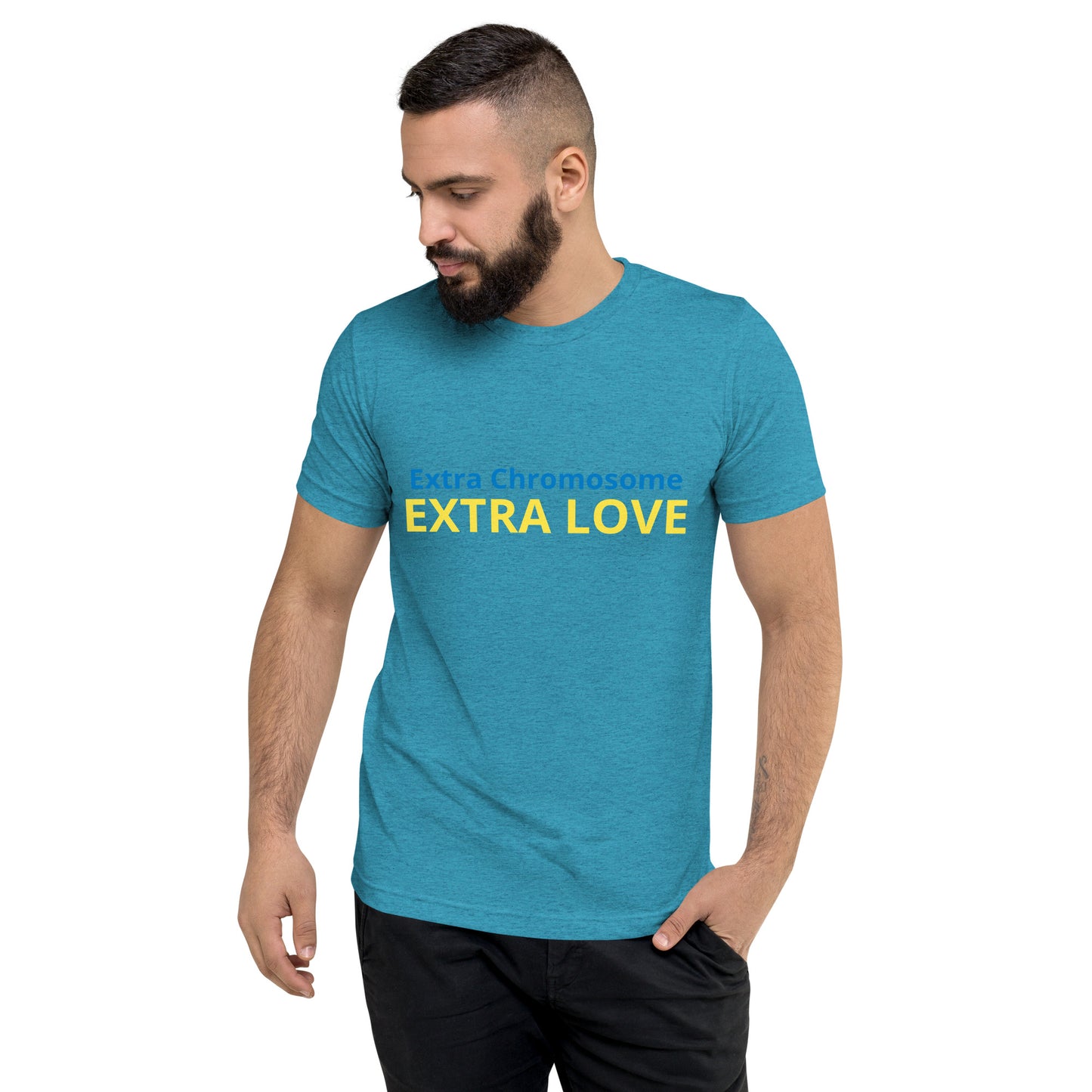 Extra Chromosome/Love-Unisex Short sleeve t-shirt