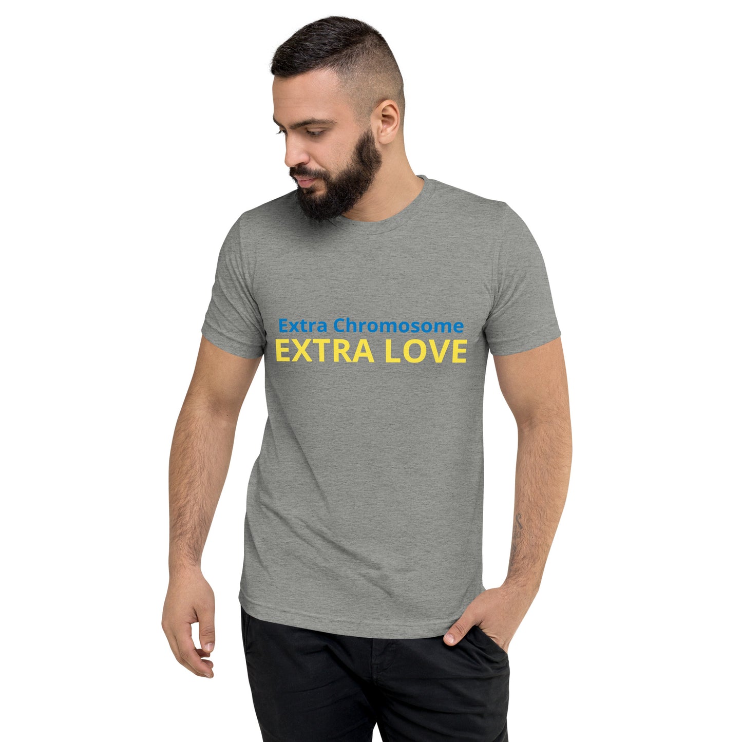 Extra Chromosome/Love-Unisex Short sleeve t-shirt