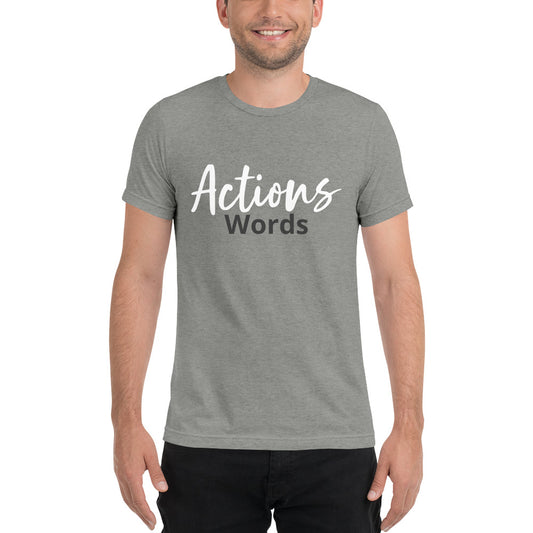 Actions Over Words-Unisex Short sleeve t-shirt