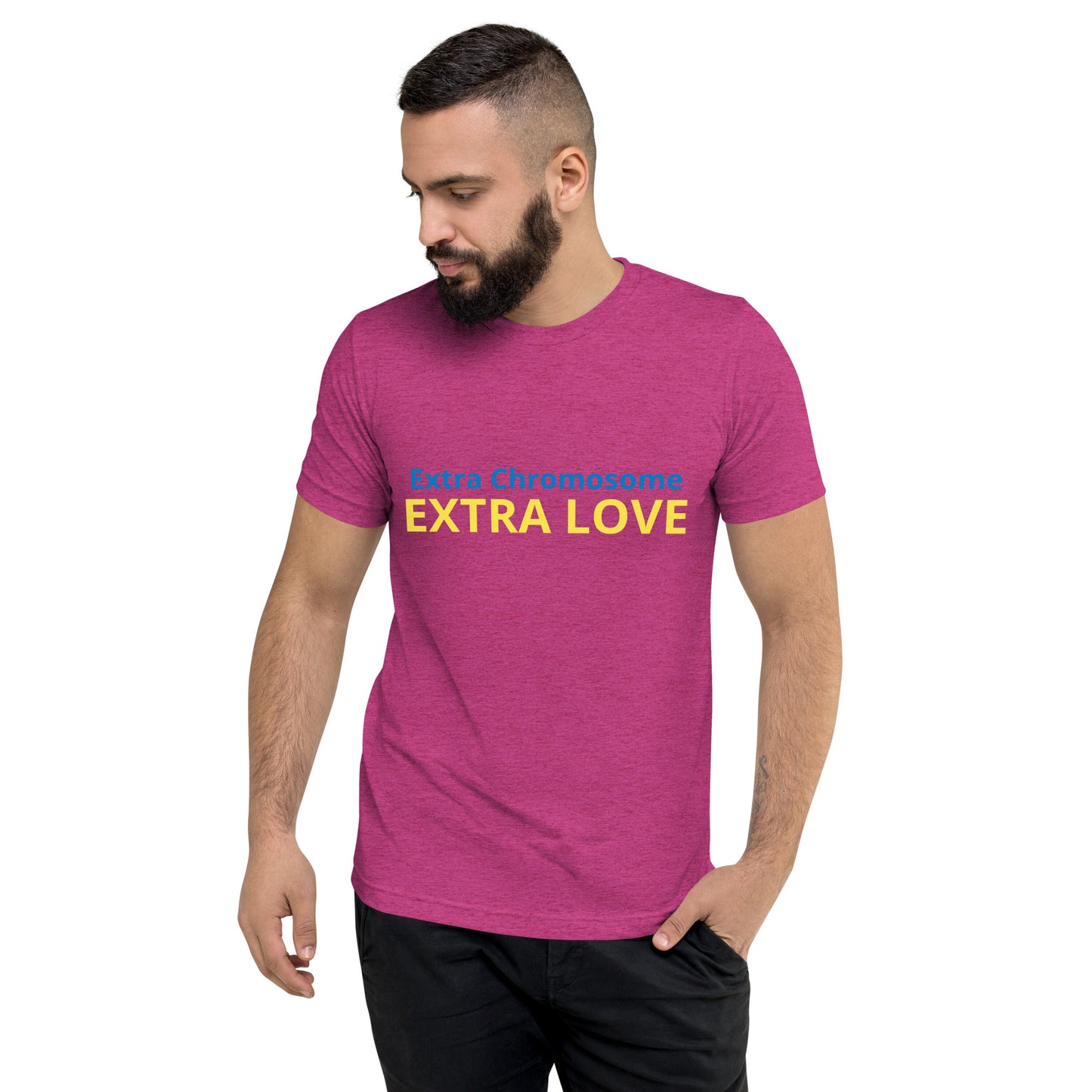 Extra Chromosome/Love-Unisex Short sleeve t-shirt