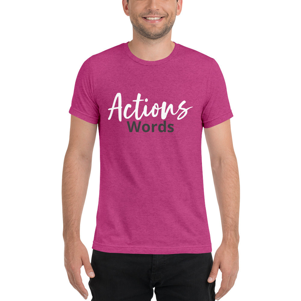 Actions Over Words-Unisex Short sleeve t-shirt