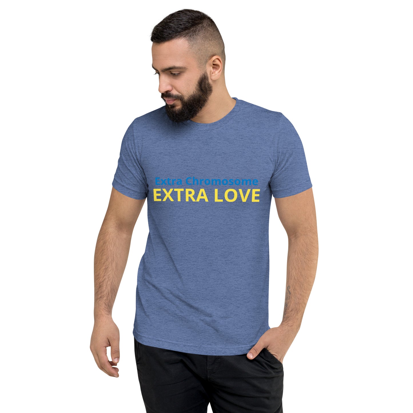 Extra Chromosome/Love-Unisex Short sleeve t-shirt