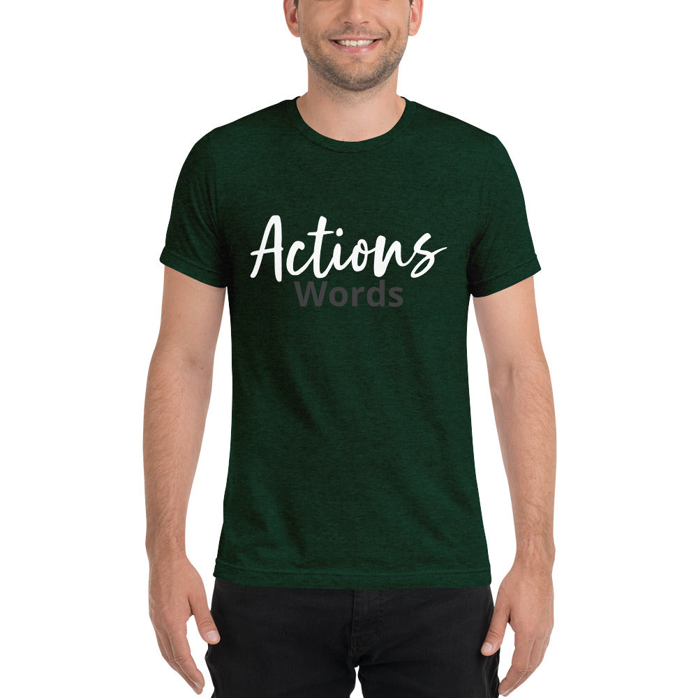 Actions Over Words-Unisex Short sleeve t-shirt