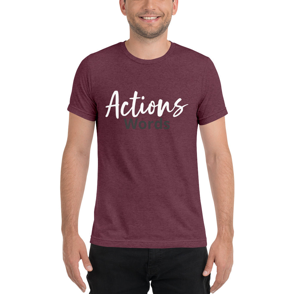 Actions Over Words-Unisex Short sleeve t-shirt