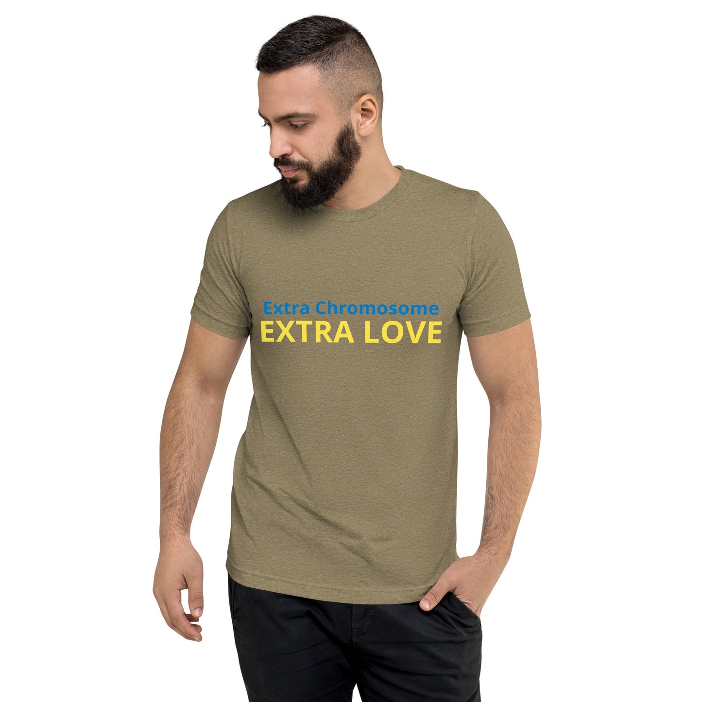 Extra Chromosome/Love-Unisex Short sleeve t-shirt