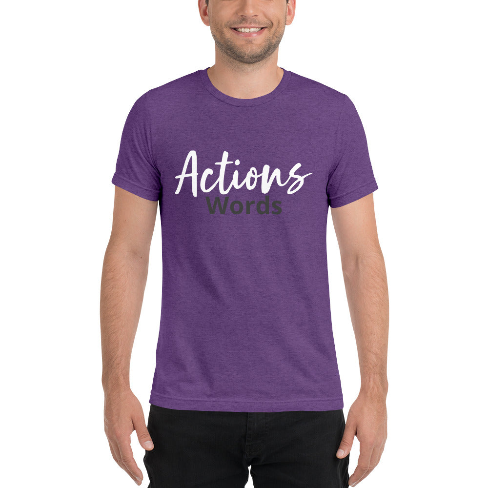 Actions Over Words-Unisex Short sleeve t-shirt