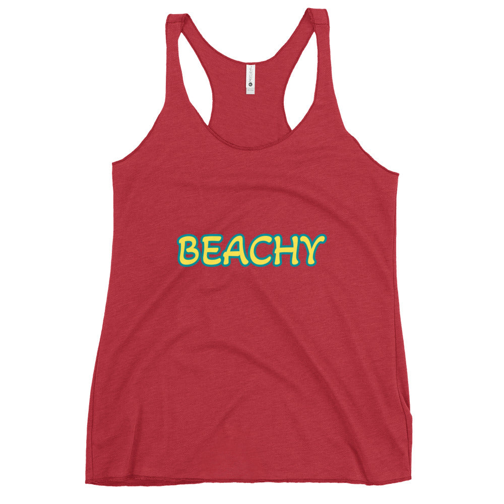 Beachy-Women's Racerback Tank